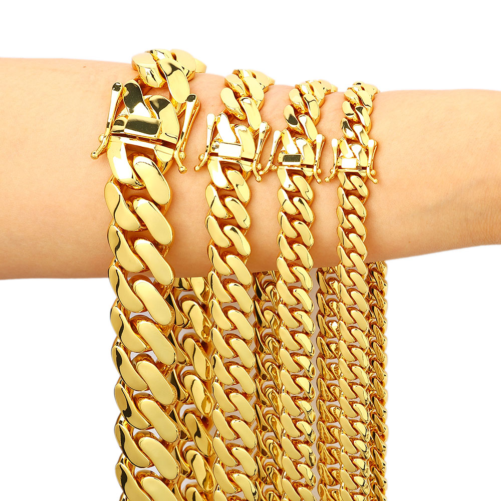 Cuban Link Chain 12Mm - Wholesale 10mm/12mm/15mm/20mm Brass Miami Cuban Link