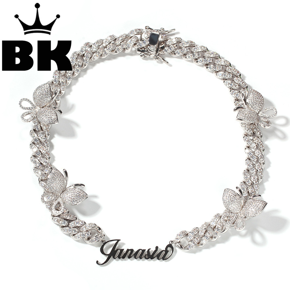 Cuban Link Chain 12Mm - 12mm Custom Art Font Zircon Cuban