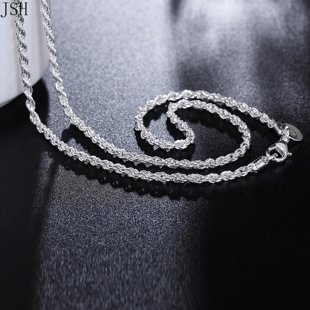 40-60cm wholesale 925 Sterling - огляд і ціна 925 Sterling Silver Chain Necklace Men