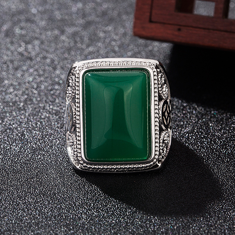 Green Natural Jade Rings Real  - огляд і ціна Rings