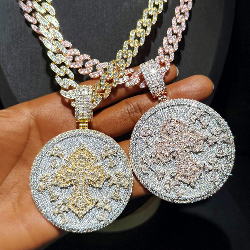 Hip Hop Bling Iced Out 12mm Wi - огляд і ціна Cuban Link Chain 12Mm