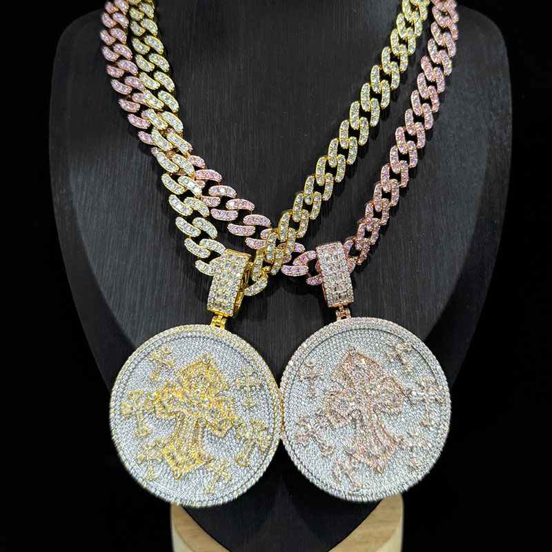 Hip Hop Bling Iced Out 12mm Wi - огляд і ціна Cuban Link Chain 12Mm
