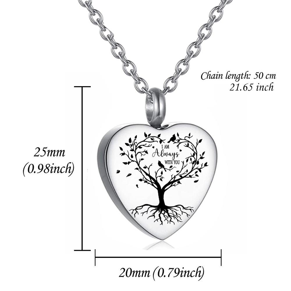 3 Styles Stainless Steel Urn N - огляд і ціна Heart Locket Necklace Photo