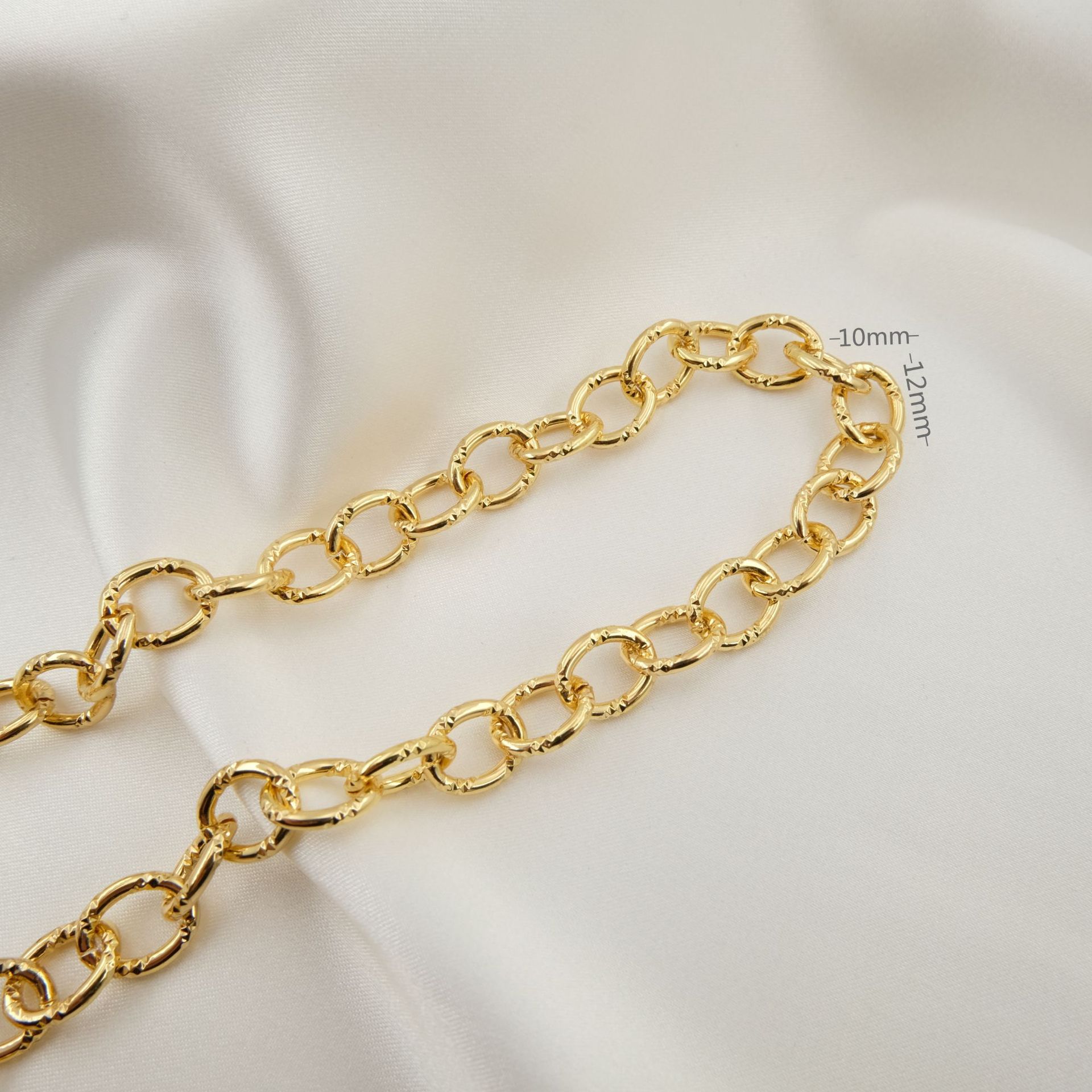 WT-BC199 18K Gold Plated Coppe - огляд і ціна Cuban Link Chain 12Mm