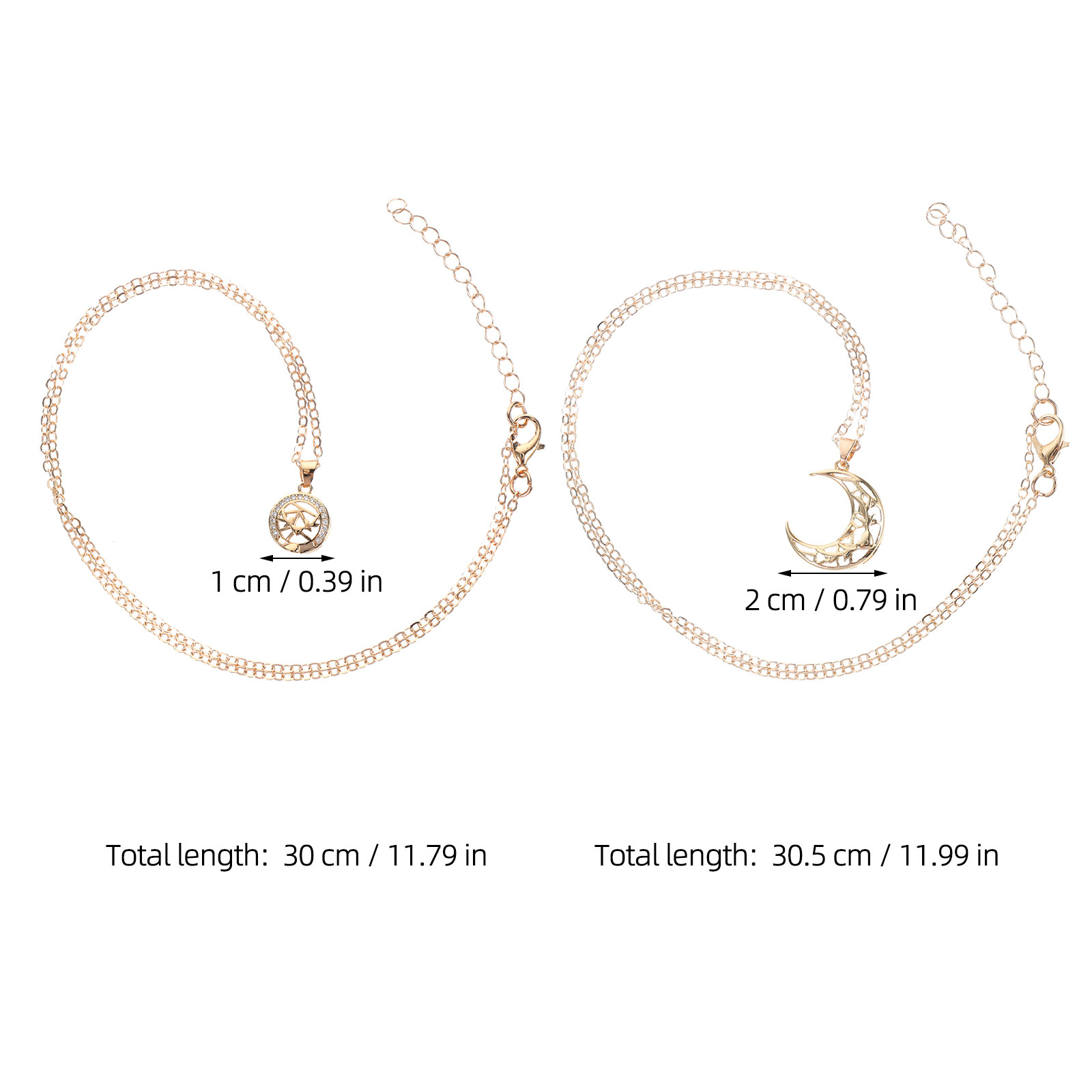 1Pair Sun and Moon Necklace Se - огляд і ціна Magnetic Couple Matching Necklaces