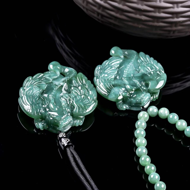 Natural Real Emerald Blue Wate - огляд і ціна Necklaces