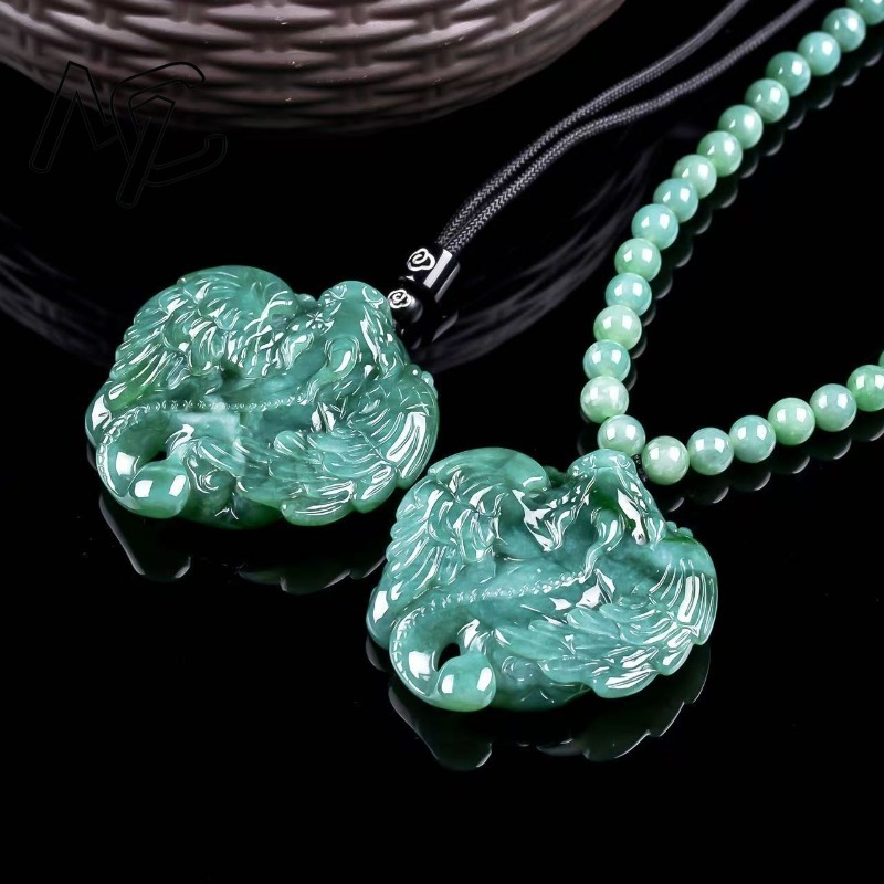 Natural Real Emerald Blue Wate - огляд і ціна Necklaces