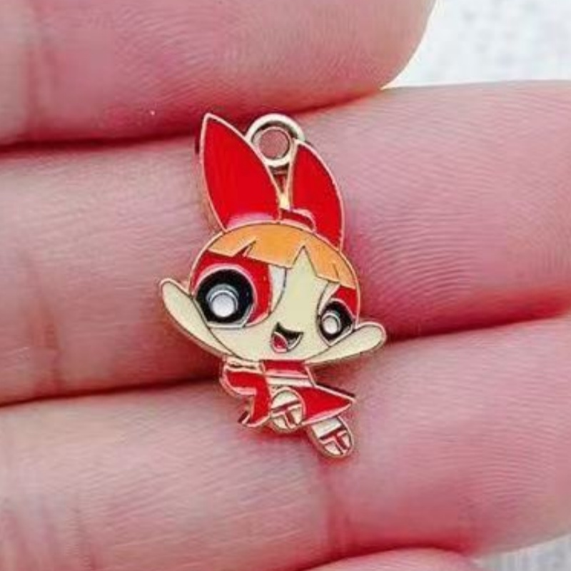 10pcs Alloy Oil-Dripping Carto - огляд і ціна Earrings