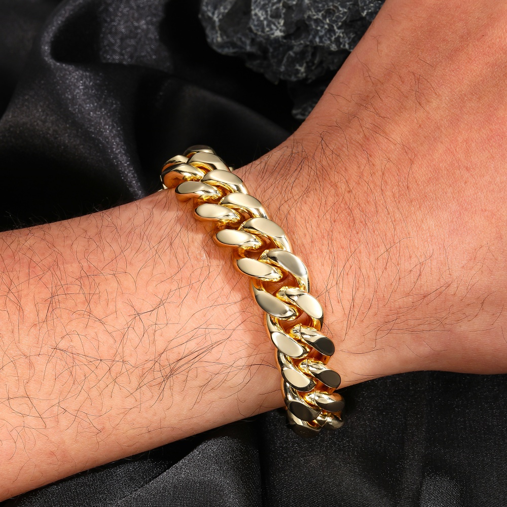 12mm Miami Cuban Chain Bracele - огляд і ціна Cuban Link Chain 12Mm