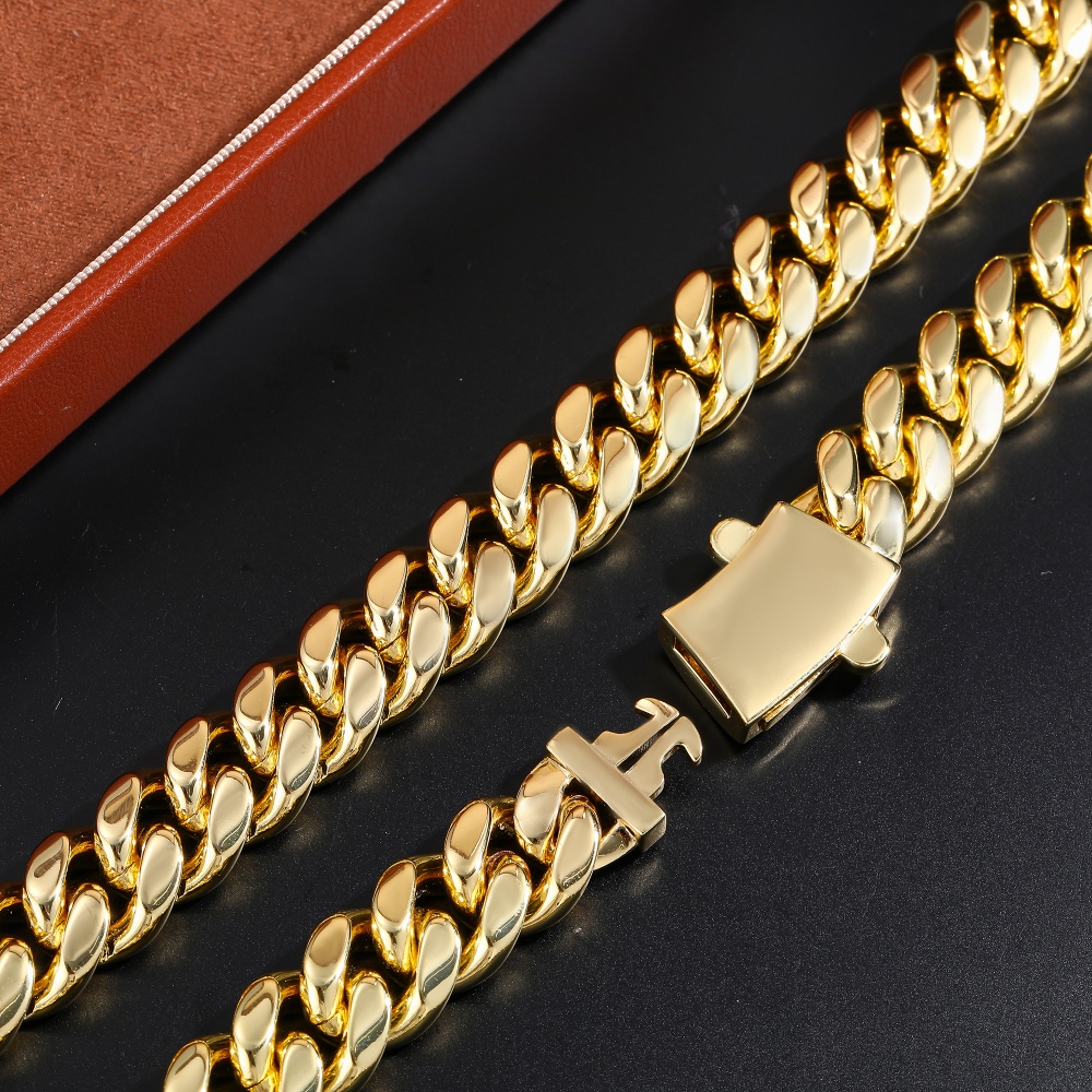 12mm Miami Cuban Chain Bracele - огляд і ціна Cuban Link Chain 12Mm