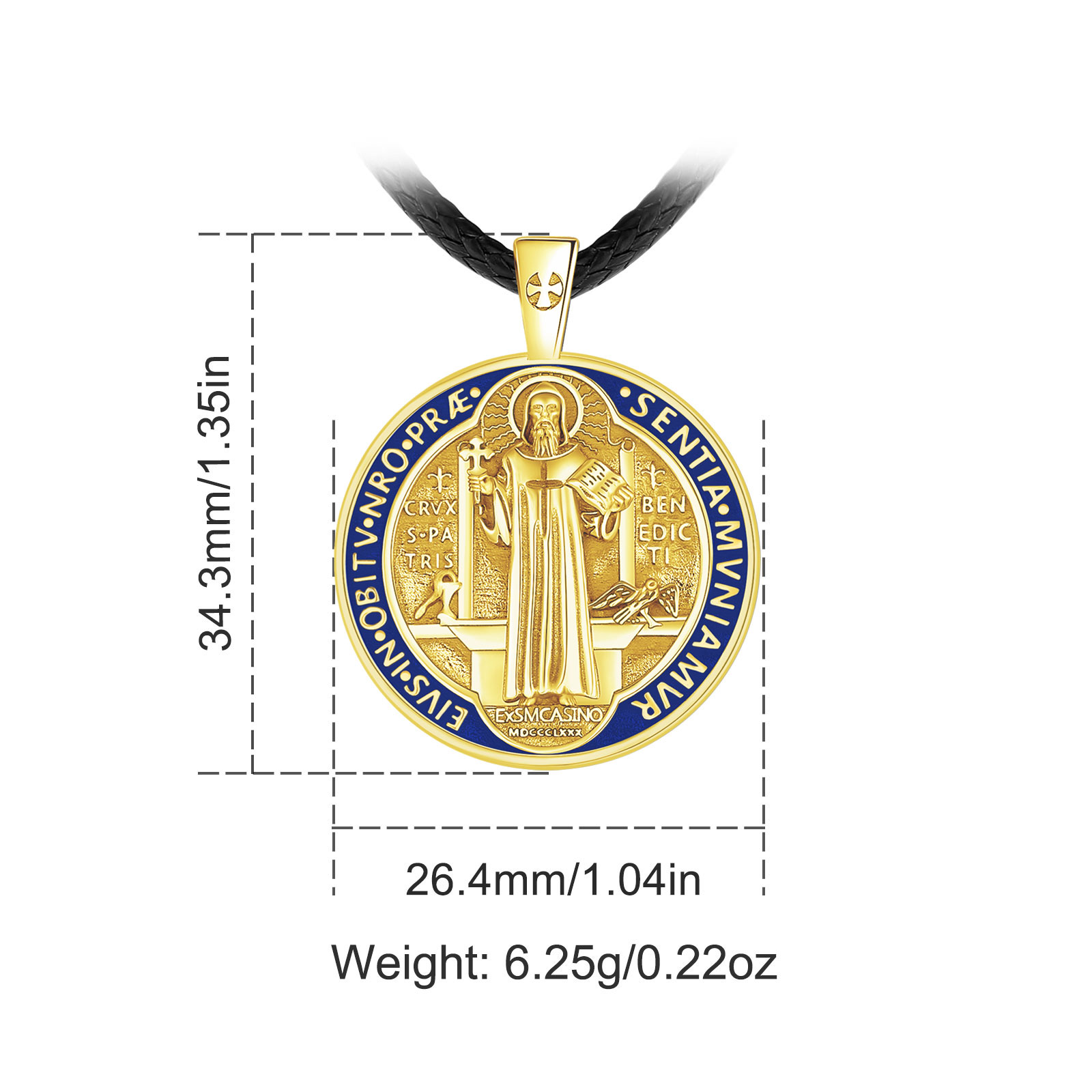 Eudora 925 Sterling Silver Sai - огляд і ціна Cross Pendant Necklace Gold