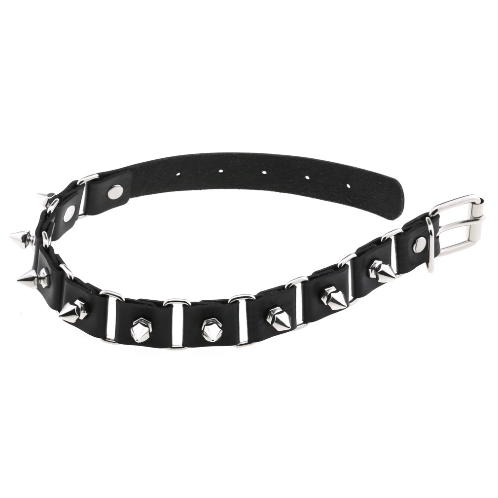 Punk Rock Spiked Choker For Wo - огляд і ціна Goth Punk Spike Choker