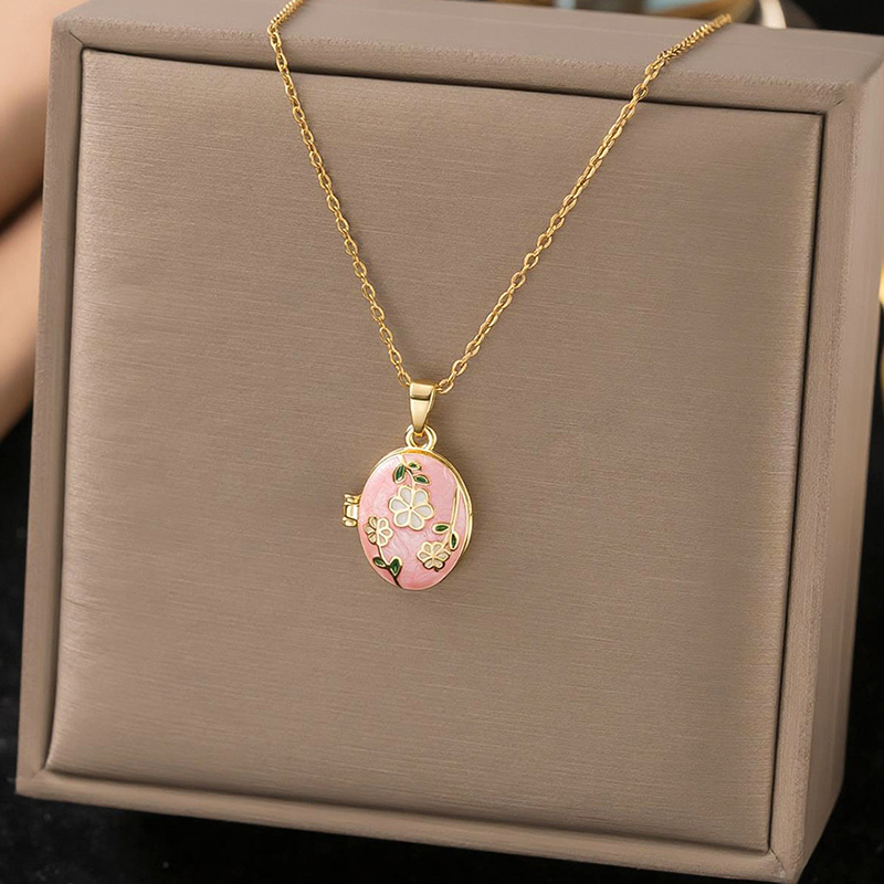 ANENJERY 316L Stainless Steel  - огляд і ціна Heart Locket Necklace Photo