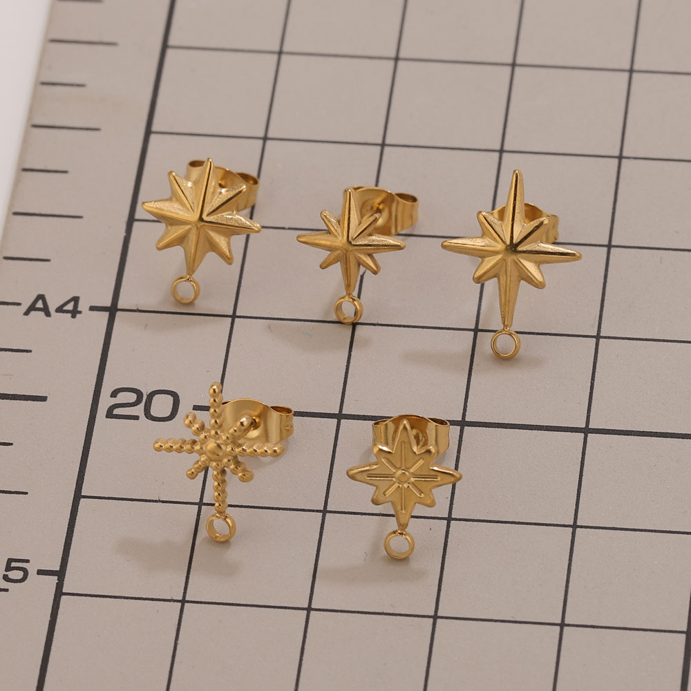 6pcs Stainless Steel Star Earr - огляд і ціна Body Jewelry
