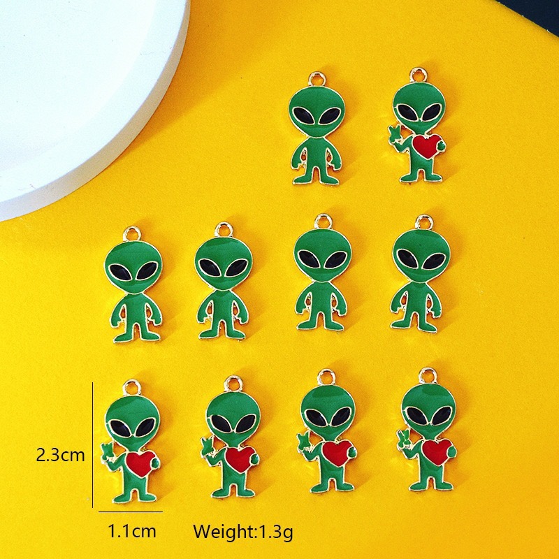 10pcs Simple Alien Alloy Drip  - огляд і ціна Earrings