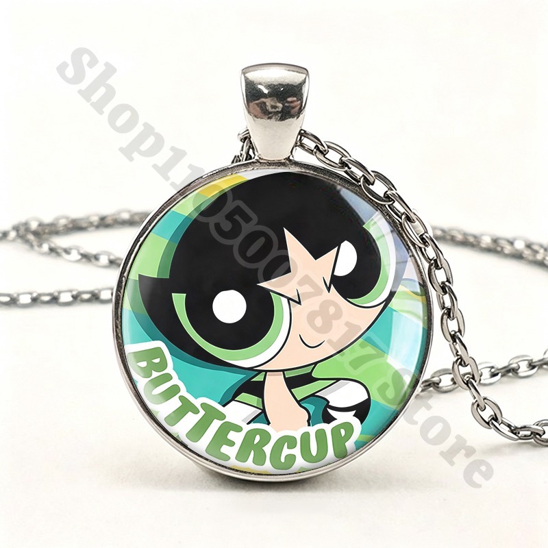 Kawaii The Powerpuffs Girls Cu - огляд і ціна Anime Pendant Necklace