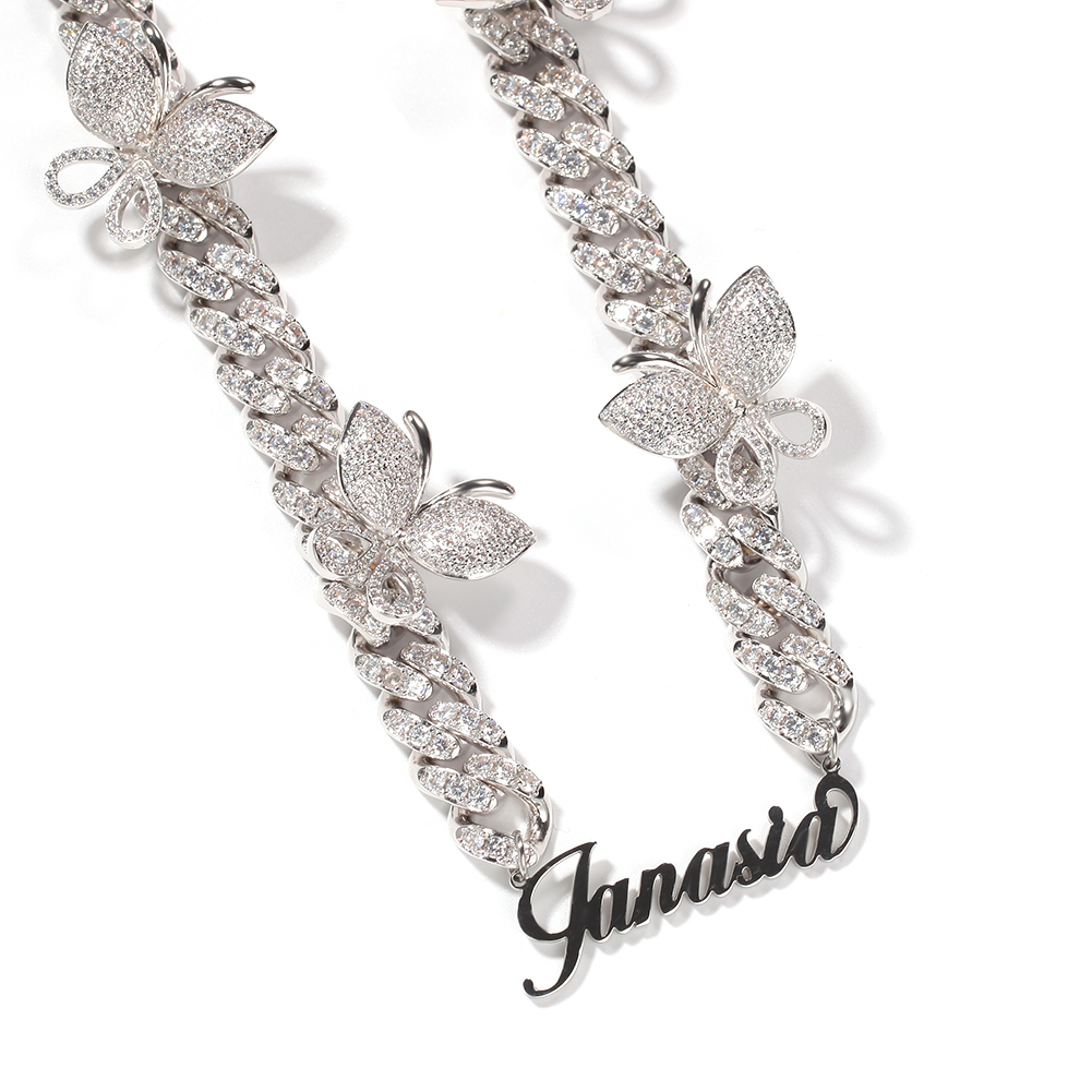 12mm Custom Art Font Zircon Cu - огляд і ціна Cuban Link Chain 12Mm