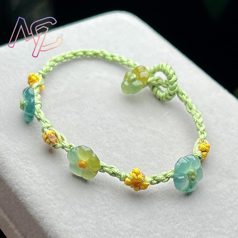 Myanmar Jadeite Flower Bracele - огляд і ціна Bracelets
