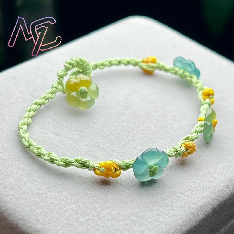 Myanmar Jadeite Flower Bracele - огляд і ціна Bracelets