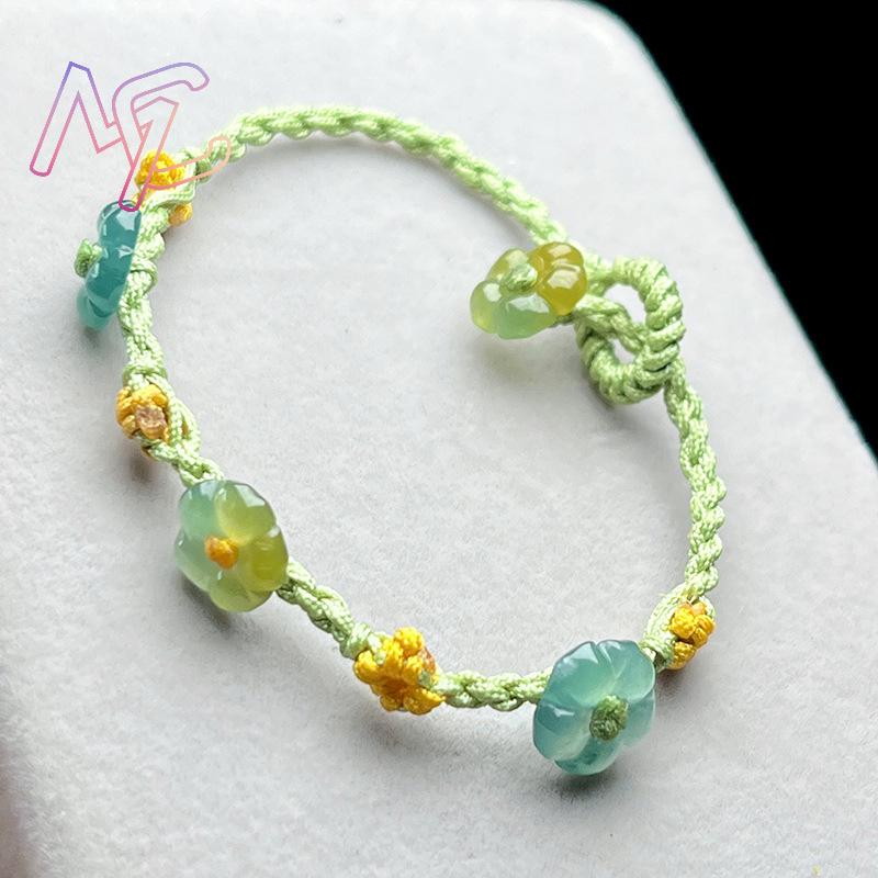 Myanmar Jadeite Flower Bracele - огляд і ціна Bracelets
