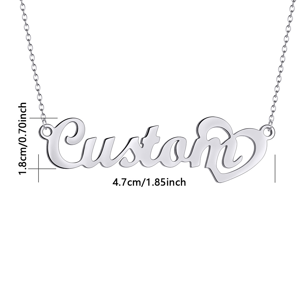Customized Name Necklace with  - огляд і ціна Custom Name Necklace Stainless Steel
