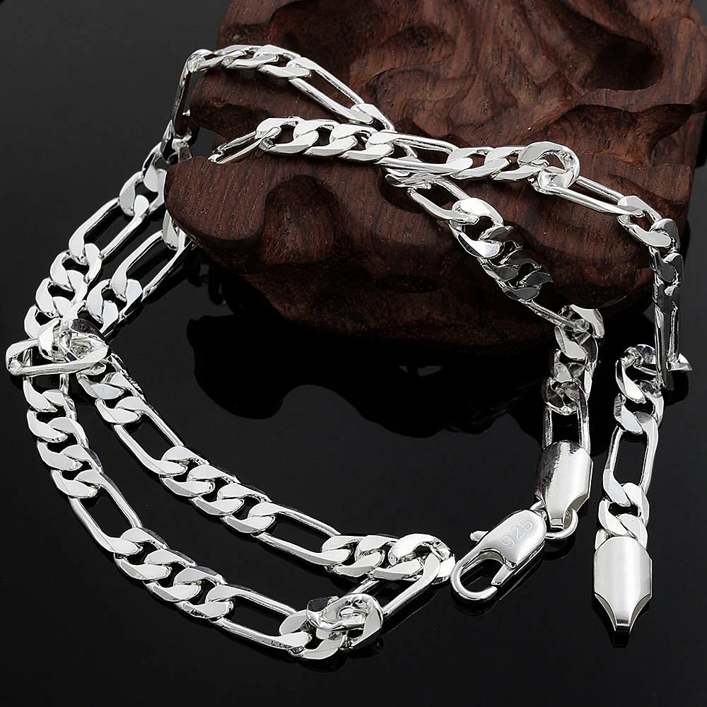 925 Sterling silver 18K gold N - огляд і ціна 925 Sterling Silver Chain Necklace Men