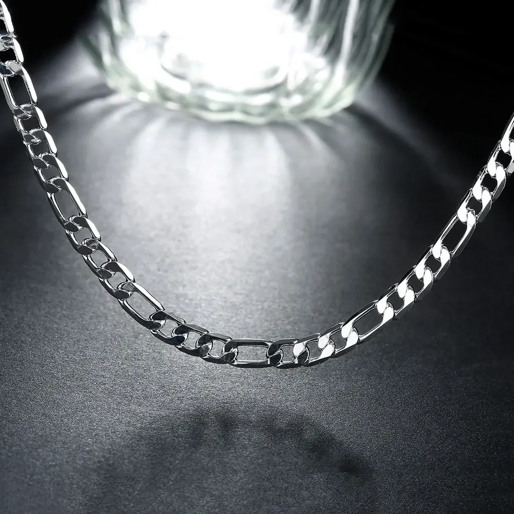 925 Sterling silver 18K gold N - огляд і ціна 925 Sterling Silver Chain Necklace Men