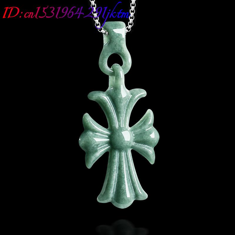 Natural Burmese Jadeite Cross  - огляд і ціна Necklaces