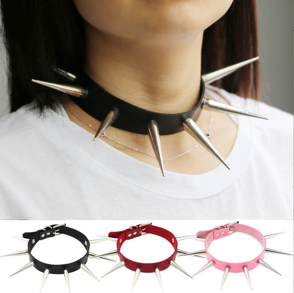 Emo Spike Choker Punk Collar F - огляд і ціна Goth Punk Spike Choker