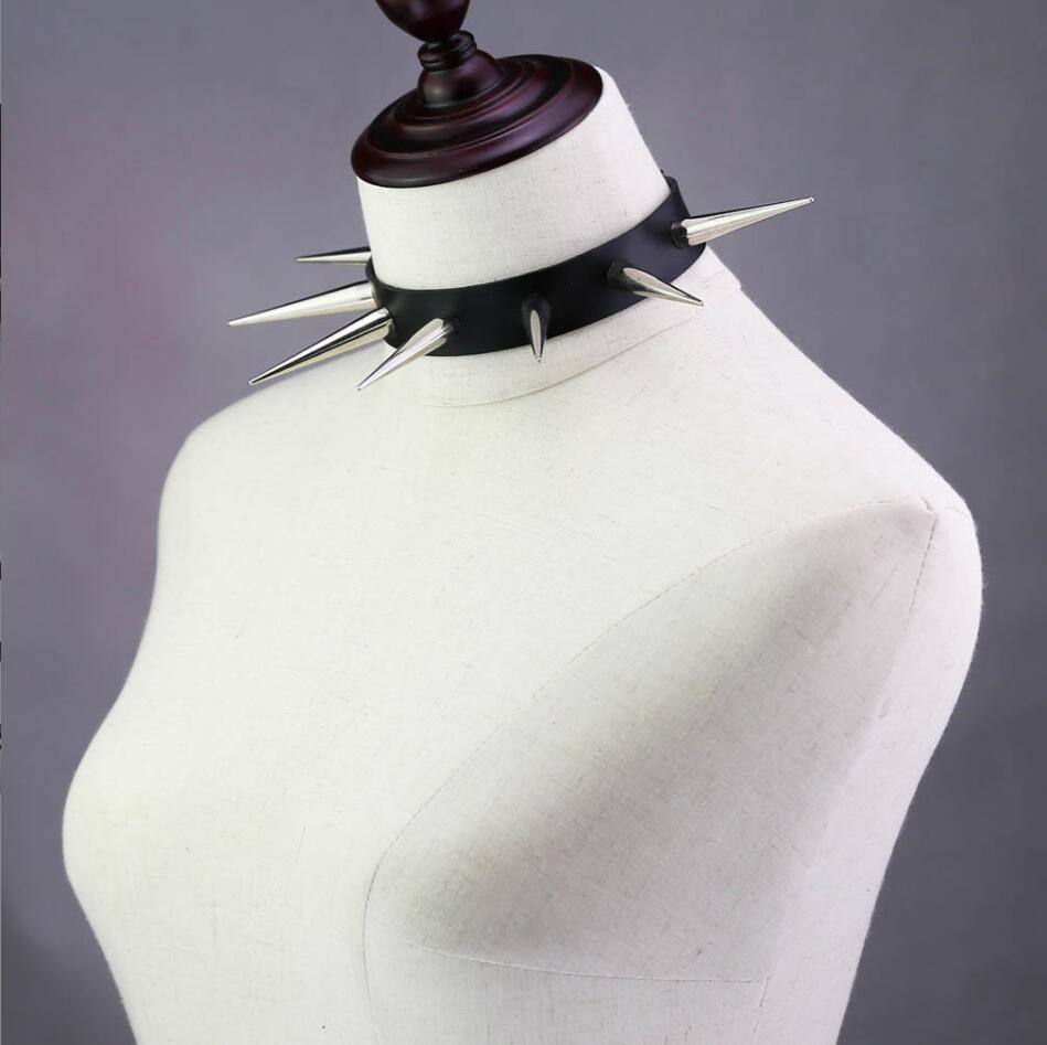 Emo Spike Choker Punk Collar F - огляд і ціна Goth Punk Spike Choker