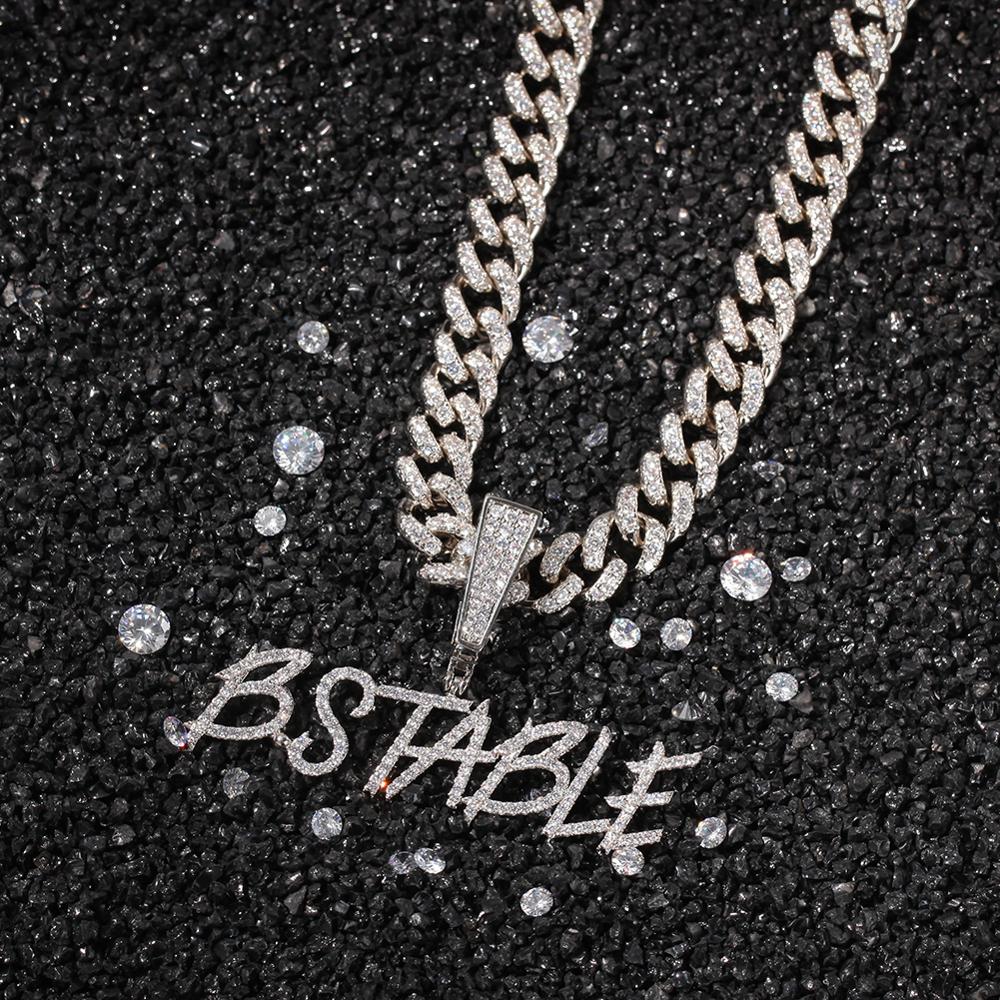 TBTK Customized Name Curisve L - огляд і ціна Cuban Link Chain 12Mm