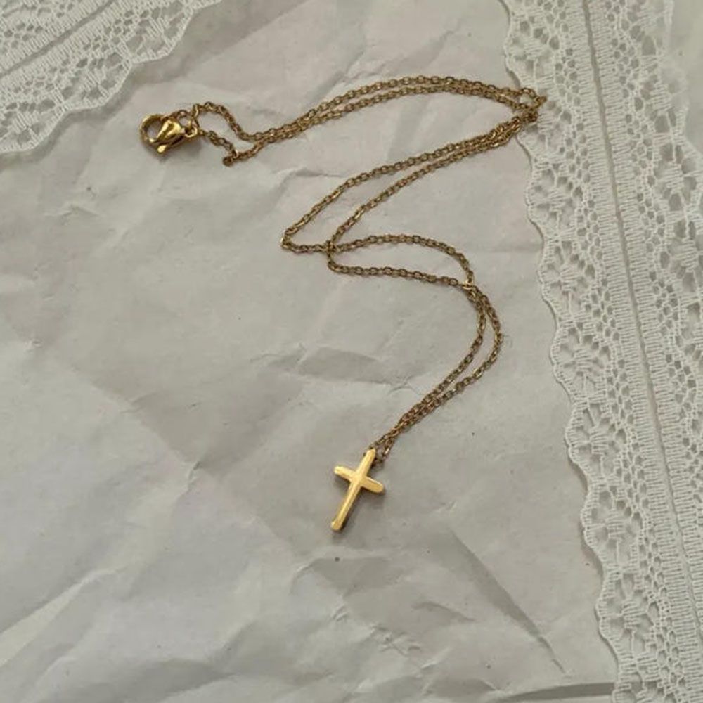 Exquisite gold cross necklace, - огляд і ціна Cross Pendant Necklace Gold