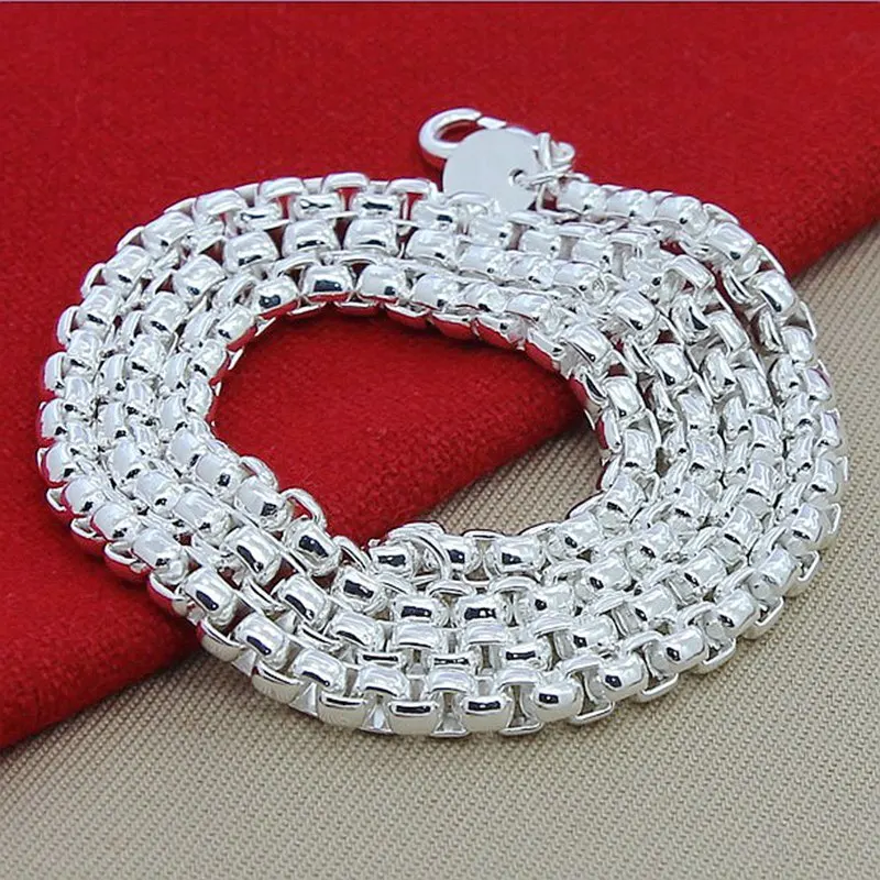 45-60cm 925 Sterling Silver Ne - огляд і ціна 925 Sterling Silver Chain Necklace Men
