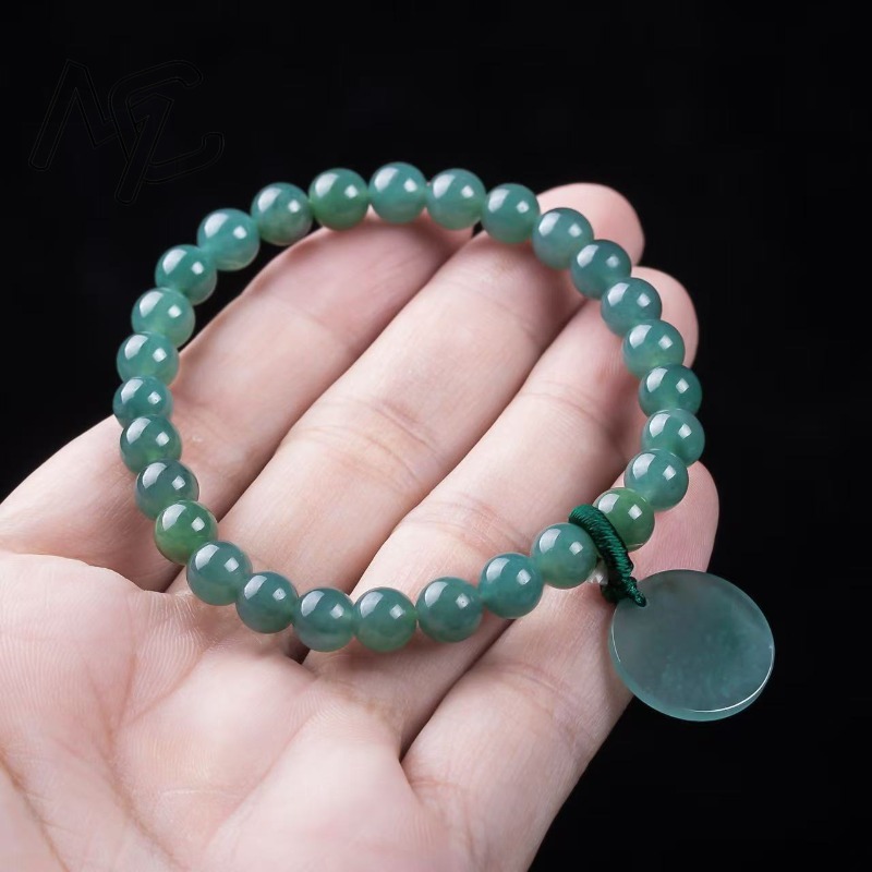 Natural Jadeite Blue Water Not - огляд і ціна Bracelets