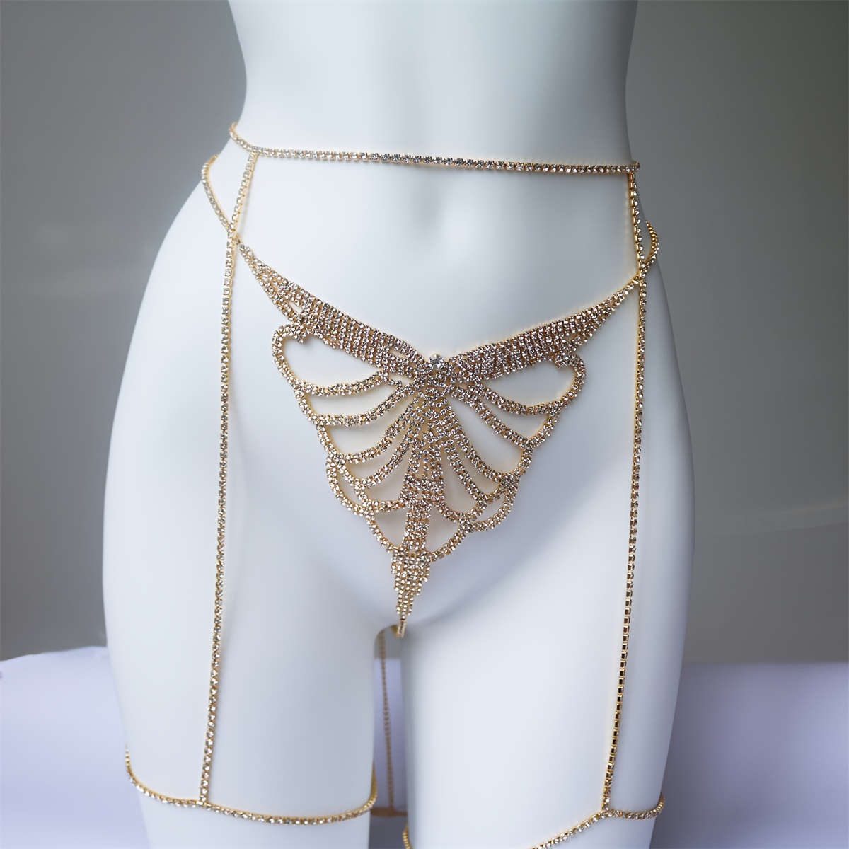 Multi layer rhinestone sparkli - огляд і ціна Body Jewelry