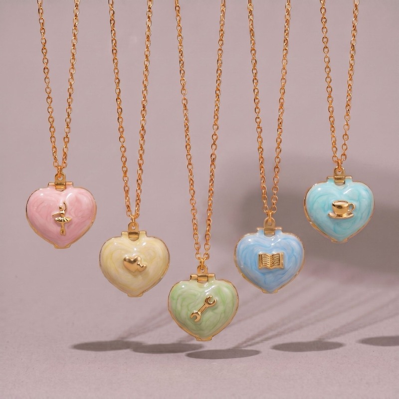 Vintage Heart Shape Photo Lock - огляд і ціна Heart Locket Necklace Photo