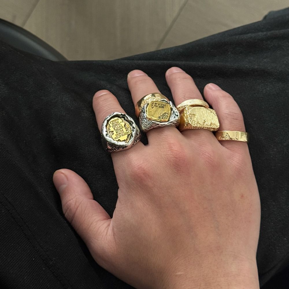 Finger Rings Sets 6Pcs/Set Geo - огляд і ціна Vintage Punk Knuckle Rings Set