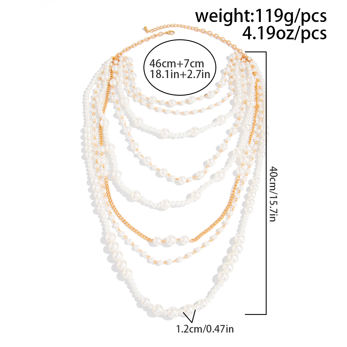 Ingemark Elegant Boho Imitatio - огляд і ціна Pearl Choker Necklace Vintage