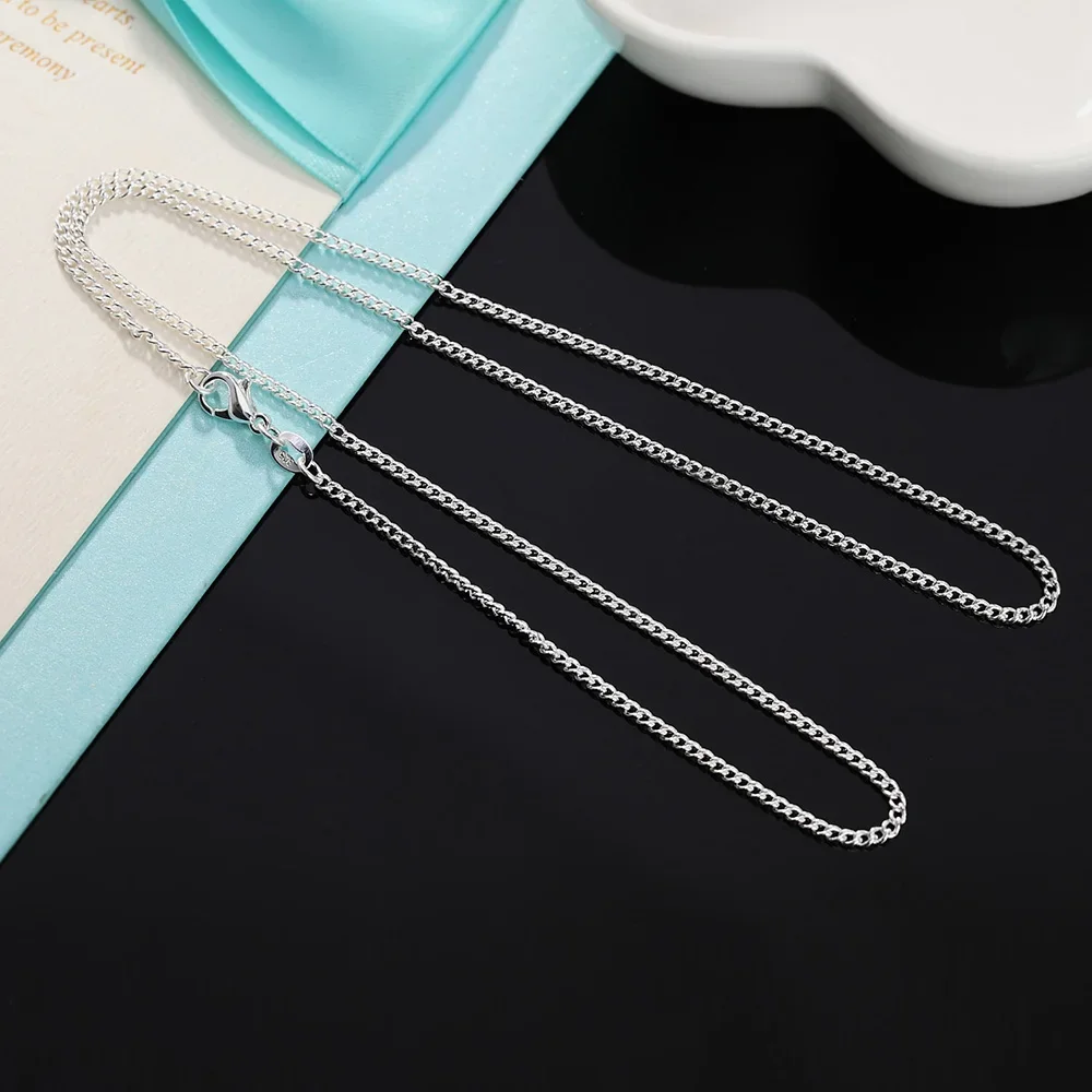 925 Sterling Silver 40-75CM LO - огляд і ціна Cuban Link Chain 12Mm