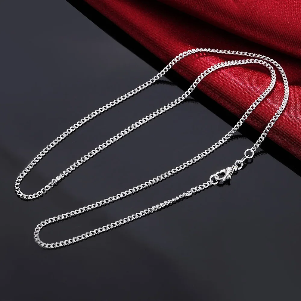 925 Sterling Silver 40-75CM LO - огляд і ціна Cuban Link Chain 12Mm