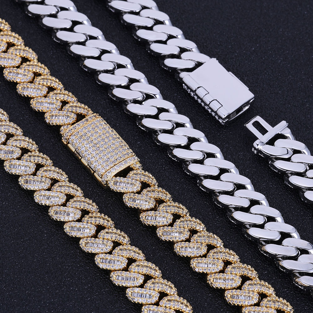 NUOYA Hip Hop Jewelry High Qua - огляд і ціна Cuban Link Chain 12Mm
