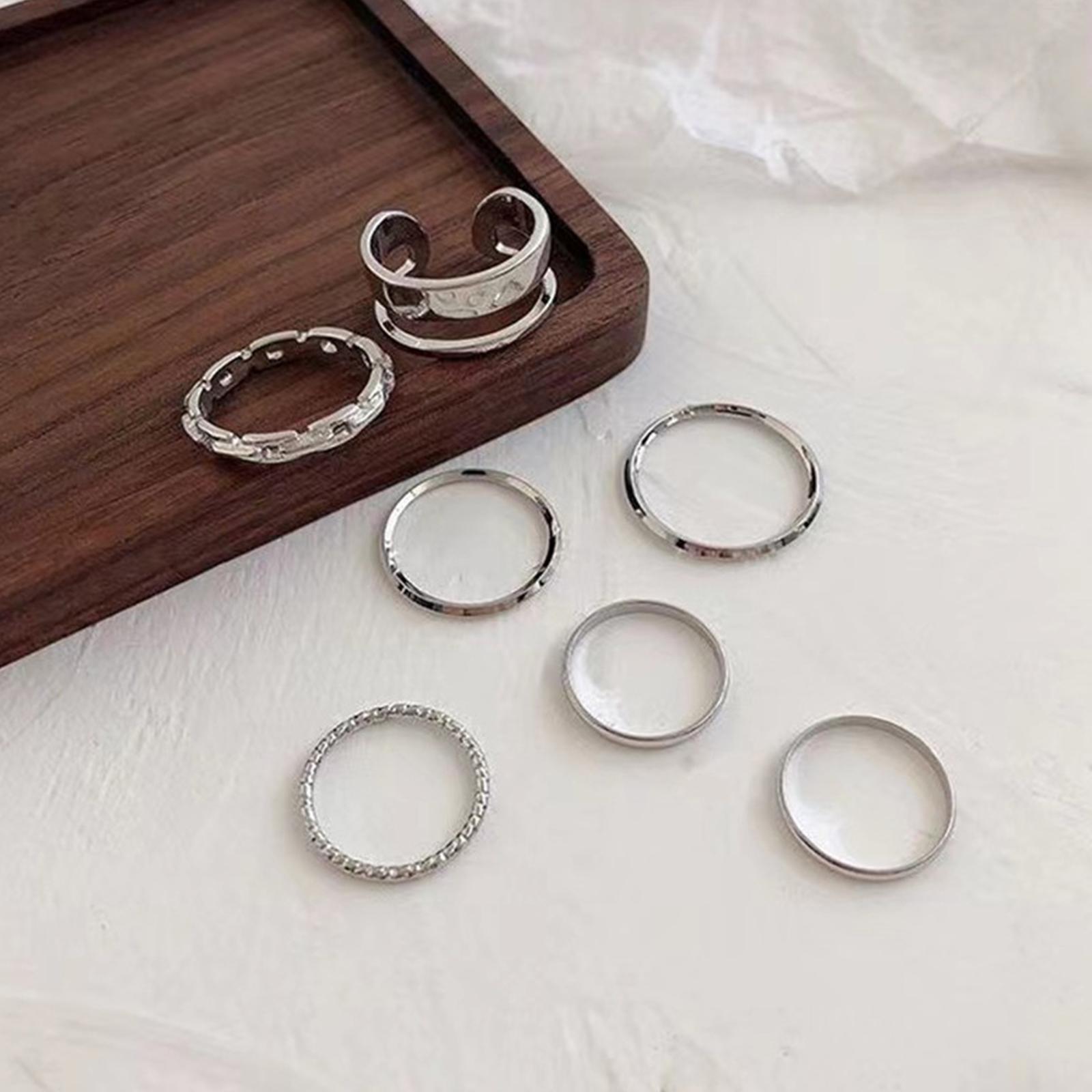 Ladies Hip Hop Ring Set Vintag - огляд і ціна Vintage Punk Knuckle Rings Set